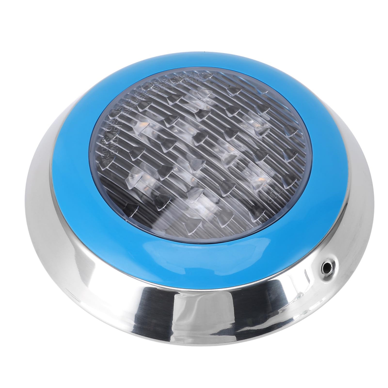Aramox An der Wand Montierte Poolleuchte, ABS-LED-Unterwasser-Schwimmbadleuchte 24 V 6000 K weiß, wasserdichte Eingebettete Lampe für Pool, Teich, Brunnen, Villa, Innenhof (9W)