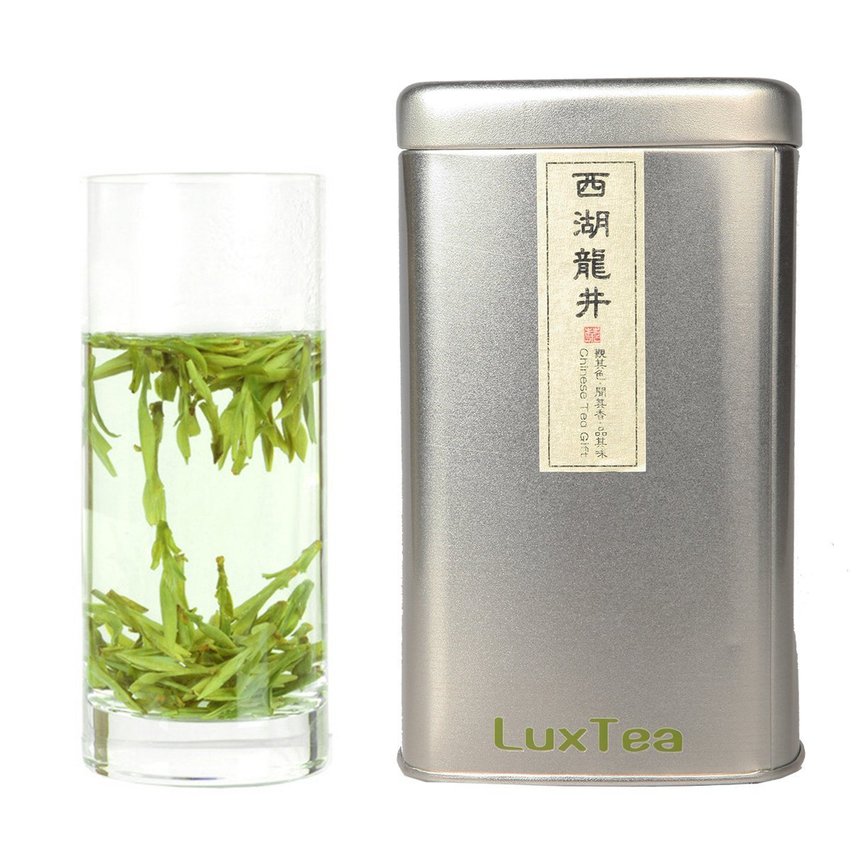 LuxteaÂ Chinese Top10 Famous Tea - Xihu Long Jing / West Lake Dragon Well / Longjing - Grade AAA (Super Grade) by Luxtea