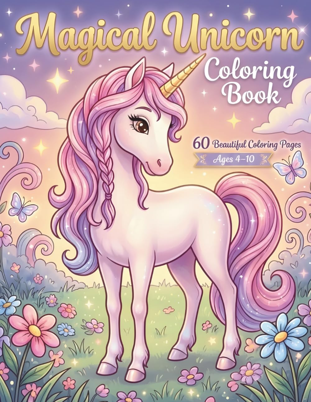 Magical Unicorn Coloring Book: Beautiful Unicorns to Color and Love