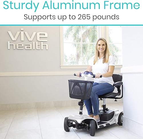 Miniatura 34 de Vive Patín de movilidad de 4 ruedas, alimentado por electricidad