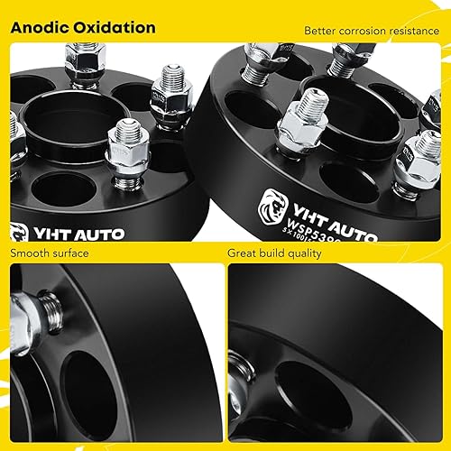 Miniatura 7 de YHTAUTO Espaciadores de rueda centrados de 0.197 x 3.937 in de 1.5 pulgadas para Subaru Outback, Forester, Impreza, Scion, Toyota, Saab,