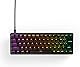 SteelSeries ラピッドトリガー 搭載 ゲーミングキーボード ミニサイズ Apex Pro Mini JP 有線 日本語配列 OmniPointスイッチ 2ーinー1アクションキー 搭載 64825 ブラック