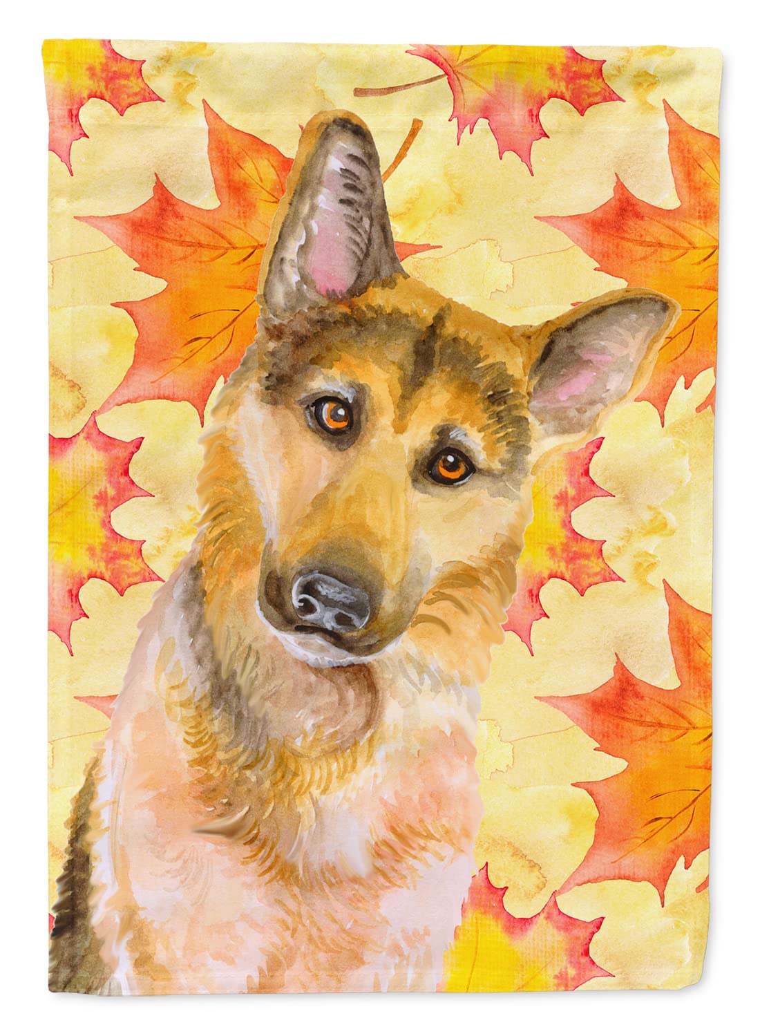 German Shepherd #2 Fall Flag canevas de qualité supérieure Caroline's Treasures grand format
