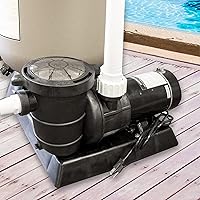 Vista 78 de SWIMLINE HYDROTOOLS Above-Ground Pool Motor Pump, Hydro-Flo 0.3 HP w/ 1980 GPH, Vertical
