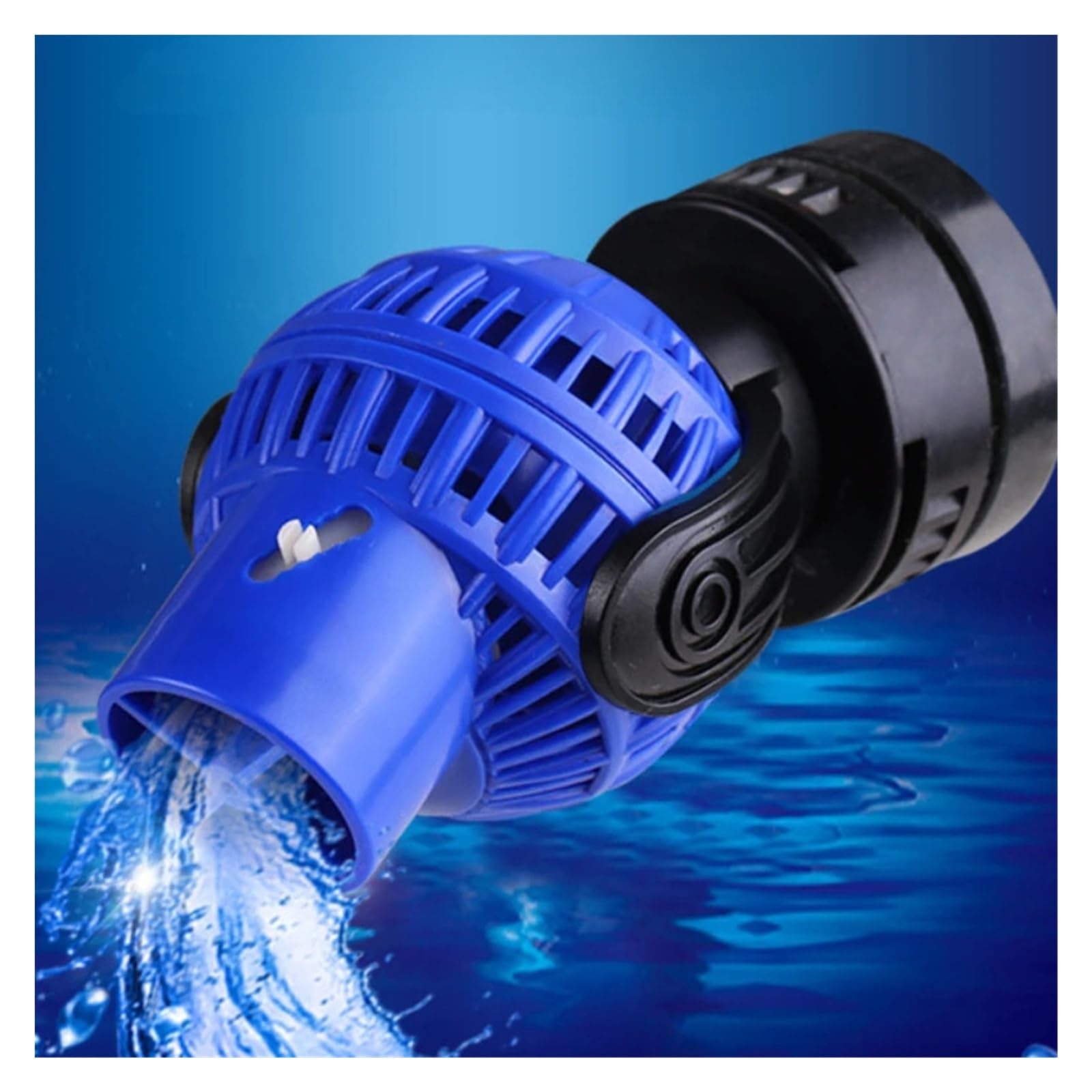 Bomba de Potencia de circulación Sumergible for Acuario, generador de Olas de 220V, 6-26W, con Base de succión magnética, Flujo Ajustable, Tanque de Peces Marinos(JVP-231)