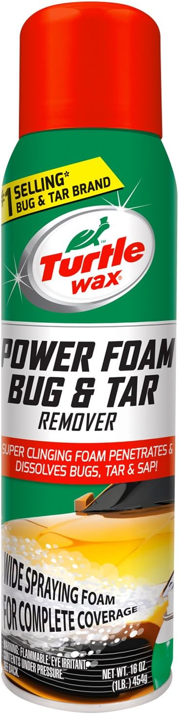 Turtle Wax 50595 Power Foam Bug & Tar Remover - 16 oz.