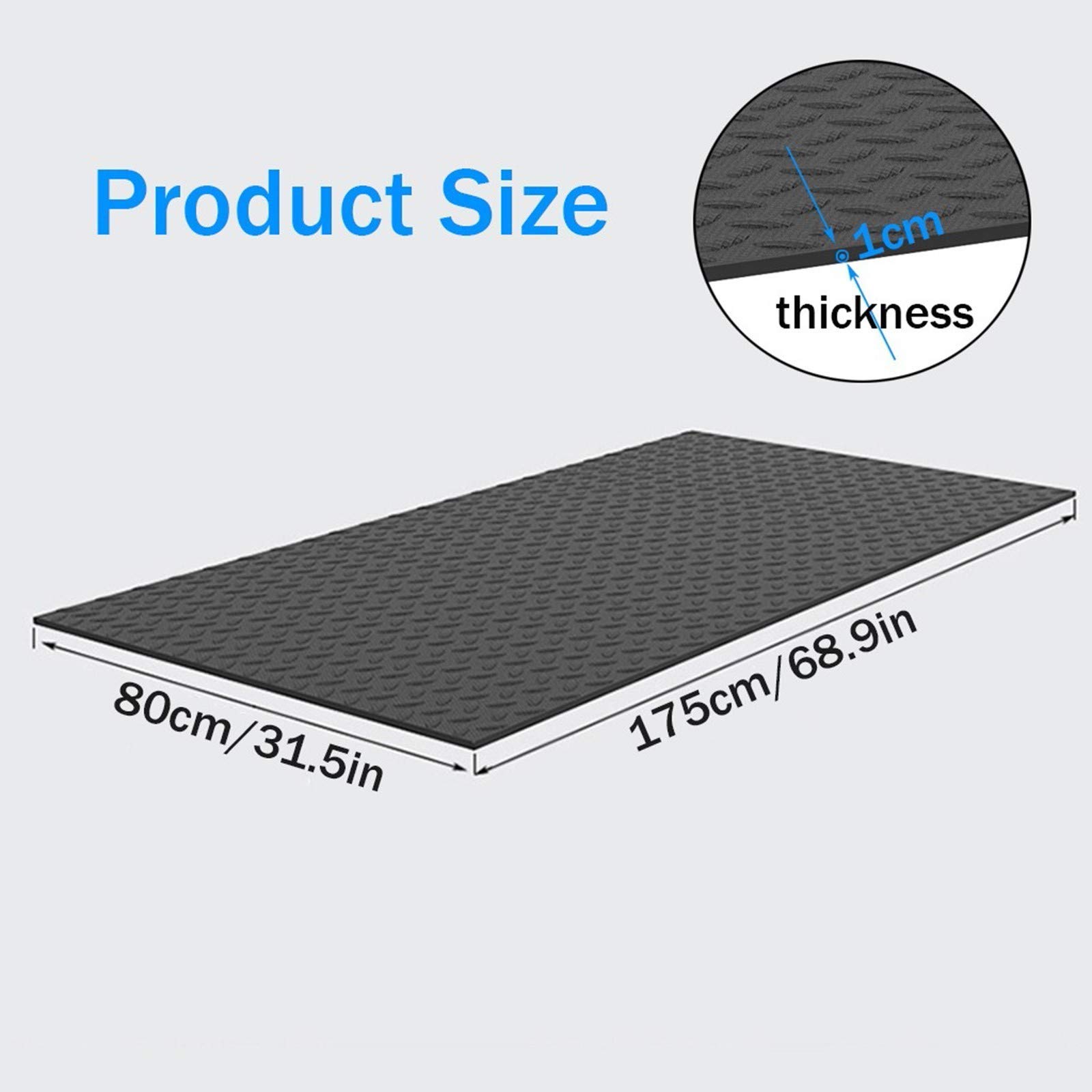 Tappetino Antivibrazione Tapis Roulant, Tappetino per Tapis Roulant Insonorizzante, Antiscivolo Tappetino Tappetino Protettivo, Tappetini Attrezzi Fitness
