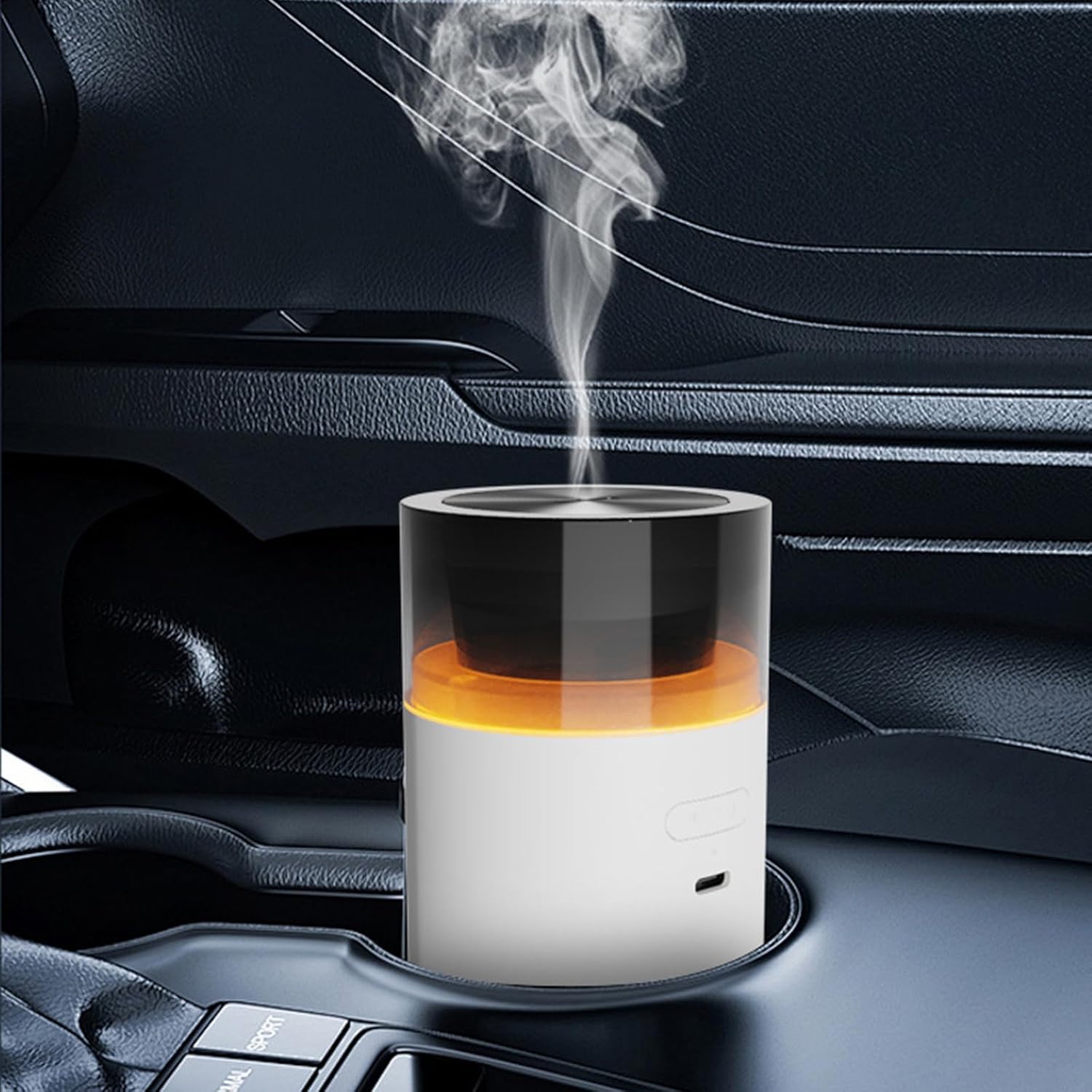 Automatic Vehicle Humidity Absorber with Scent Function 5V USB Powered 2.4MHZ Frequency for Better Tiny Car Humidifier