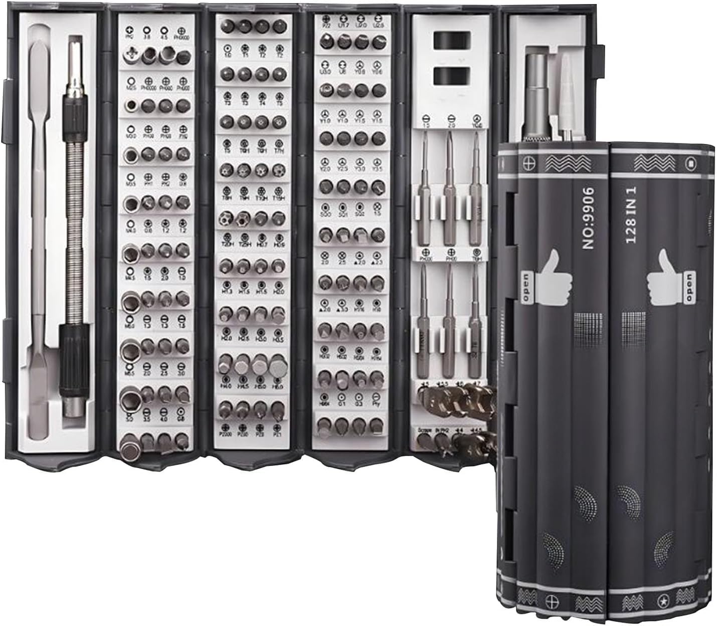 Precision Screwdriver Set, 128-in-1 Multifunctional Tool for Electronics, Watch, Eyeglass Repair, Manual Maintenance Kit