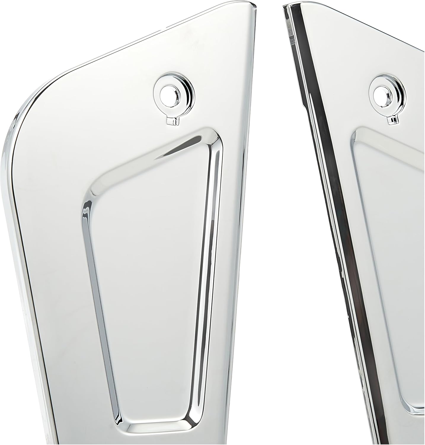 Kuryakyn 7015 Motorcycle Foot Control Component: Passenger Floorboard Covers for Honda Gold Wing GL1800 Motorcycles, Chrome, 1 Pair