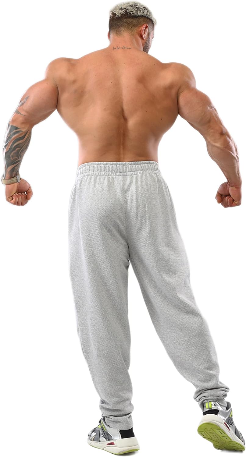BGSM Men's Loose Fit Winter Sweatpants with Zippered Pockets, Baggy Active Pants - Image 6
