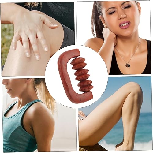 Miniatura 9 de Wooden Massage Roller Handheld Muscle for Relaxation and Portable Body Massage Tool for Home Gym and Travel Use