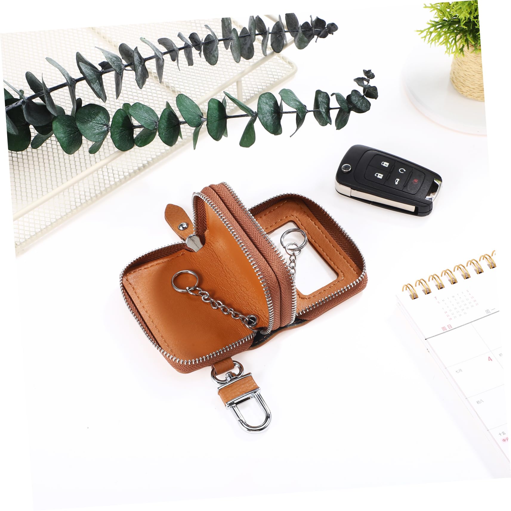 Gatuida Autoschlüsseltasche Kleiner Schlüsselhalter Leder Schlüsselhalter Schlüsseletui Schlüsselschutztasche Schlüsselanhänger Für Autoschlüssel Schlüsselanhänger Beutel Kfz