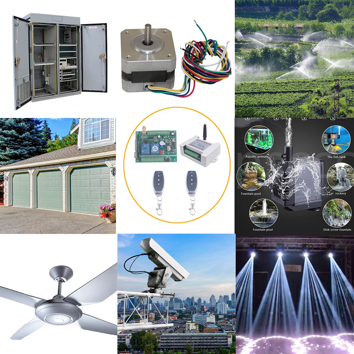 Kit Interruttore Wireless 4 Canali 433 MHz DC 12 V, Con 2 Telecomandi, Ricevitore A Relè 10A, Modalità Momentaneo/autobloccante/interblocco, Per Cancello, Garage E Luci Smart
