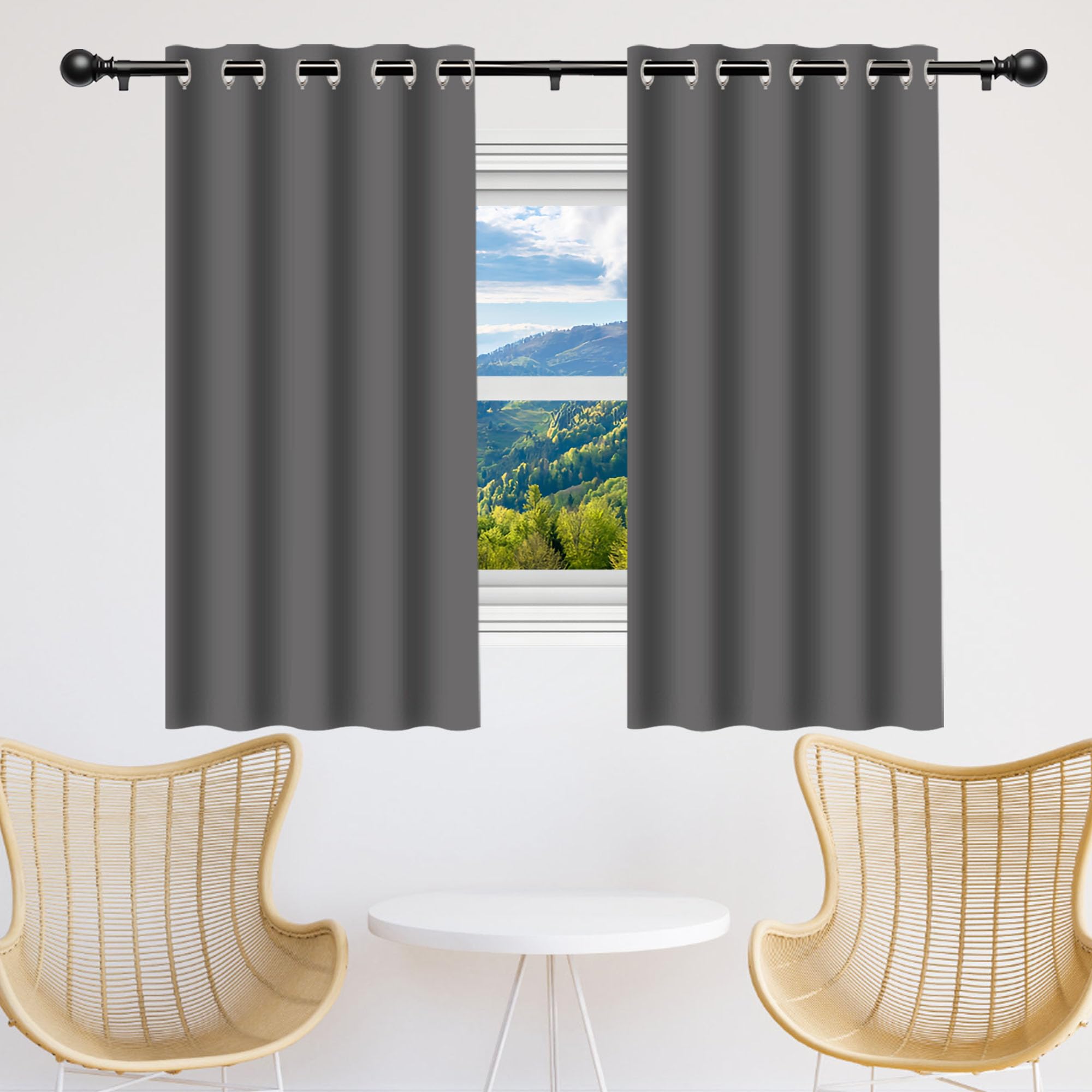 Rideau occultant isolant contre le froid et la chaleur 600 x 205 cm