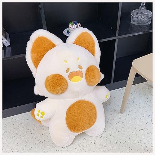 Miniatura 4 de Alwoligag Peluche Kawaii de gato, animales de peluche de gato, almohada suave de gato, lindo regalo para novia y niños (24 pulgadas)