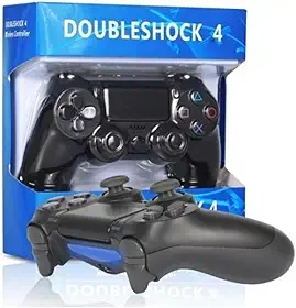 Controle Manete Sem Fio para PS4, PS4 Slim e Pro | Bluetooth para PC Gamer e Smart TV, Vibração - Preto