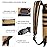 KRATARC Archery Lightweight Back Arrow Quiver Dual Use Foldable Compact Hip Arrows Bag with Molle System Hanged for Target Shooting (Brown- diameter 3.5\'\')