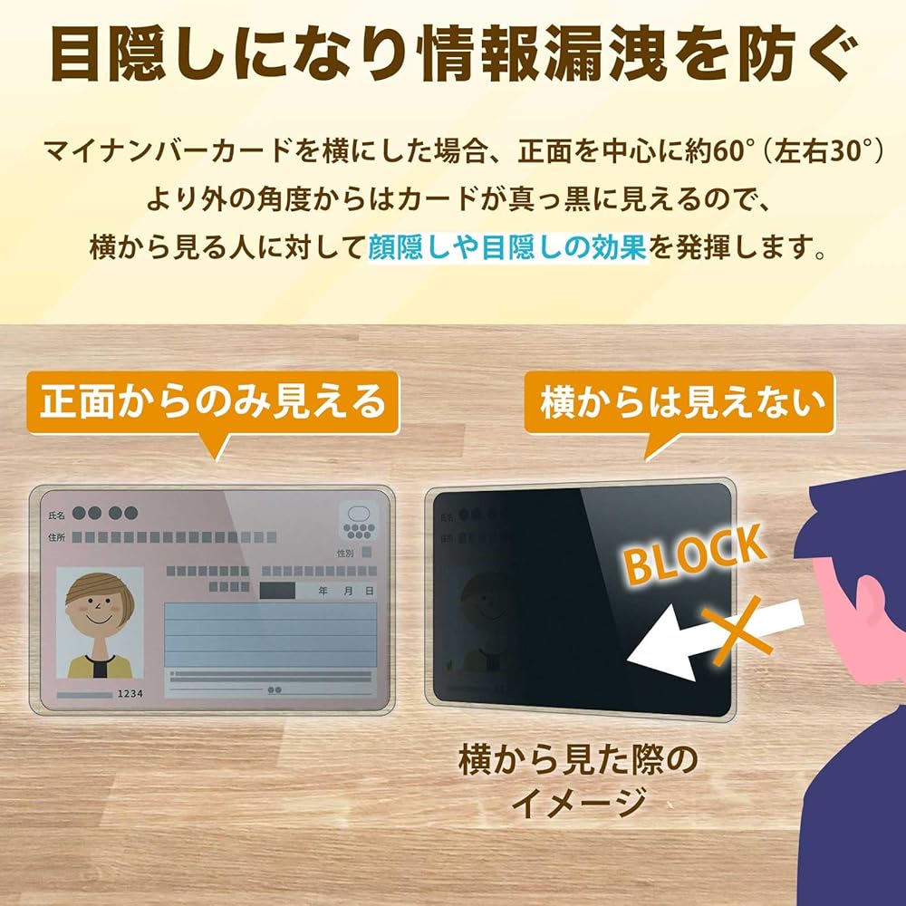Amazon | [Lifeinnotech] マイナンバーカード 用 覗き見防止