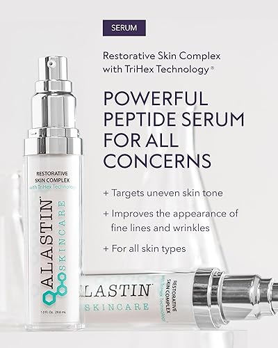 Miniatura 2 de ALASTIN Skincare Restorative Skin Complex - Suero facial antienvejecimiento (1 onza), reduce las líneas finas y las arrugas, con niacinamida para