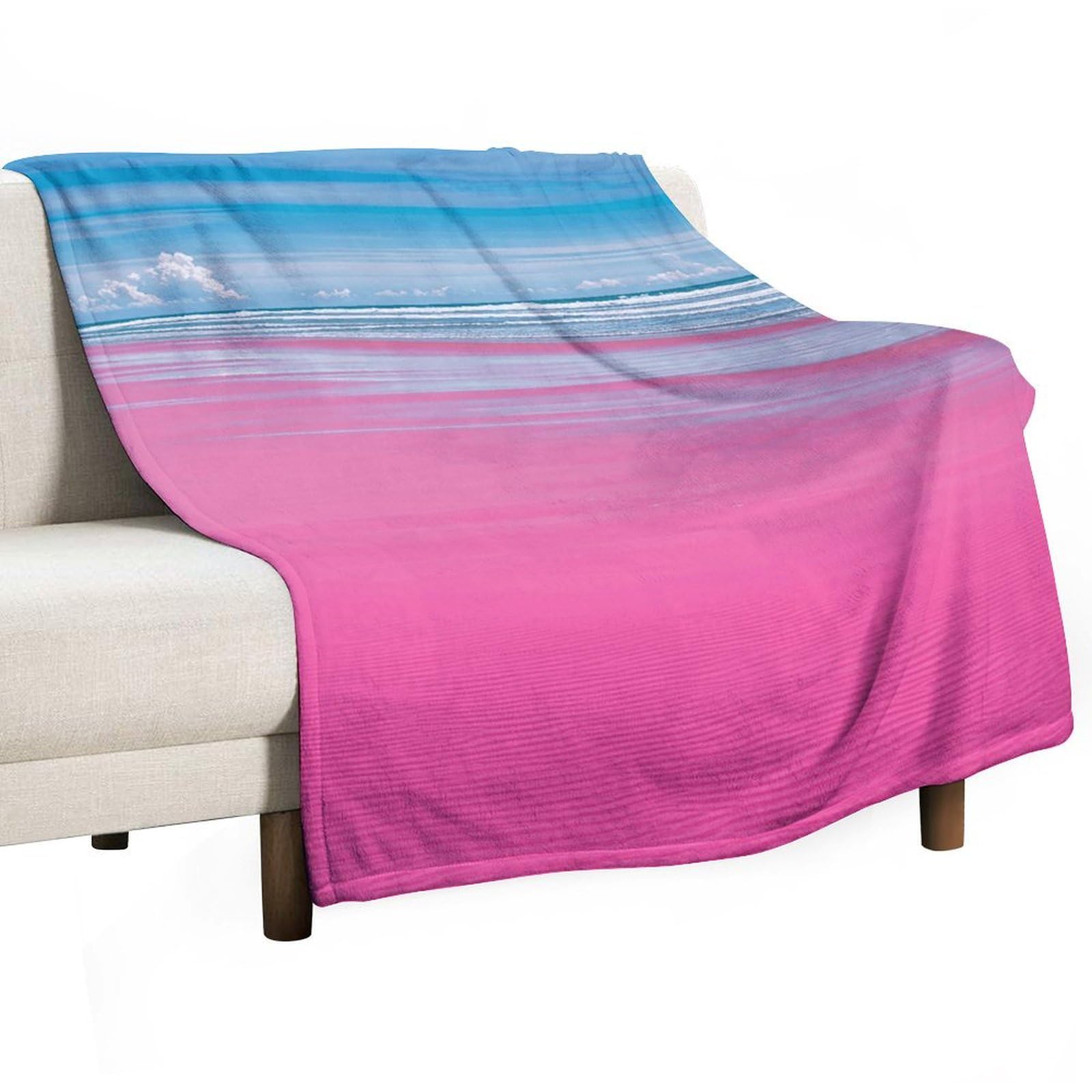 Couverture polaire canapé pour cocooning jeté de lit léger toutes saisons 140x180 cm