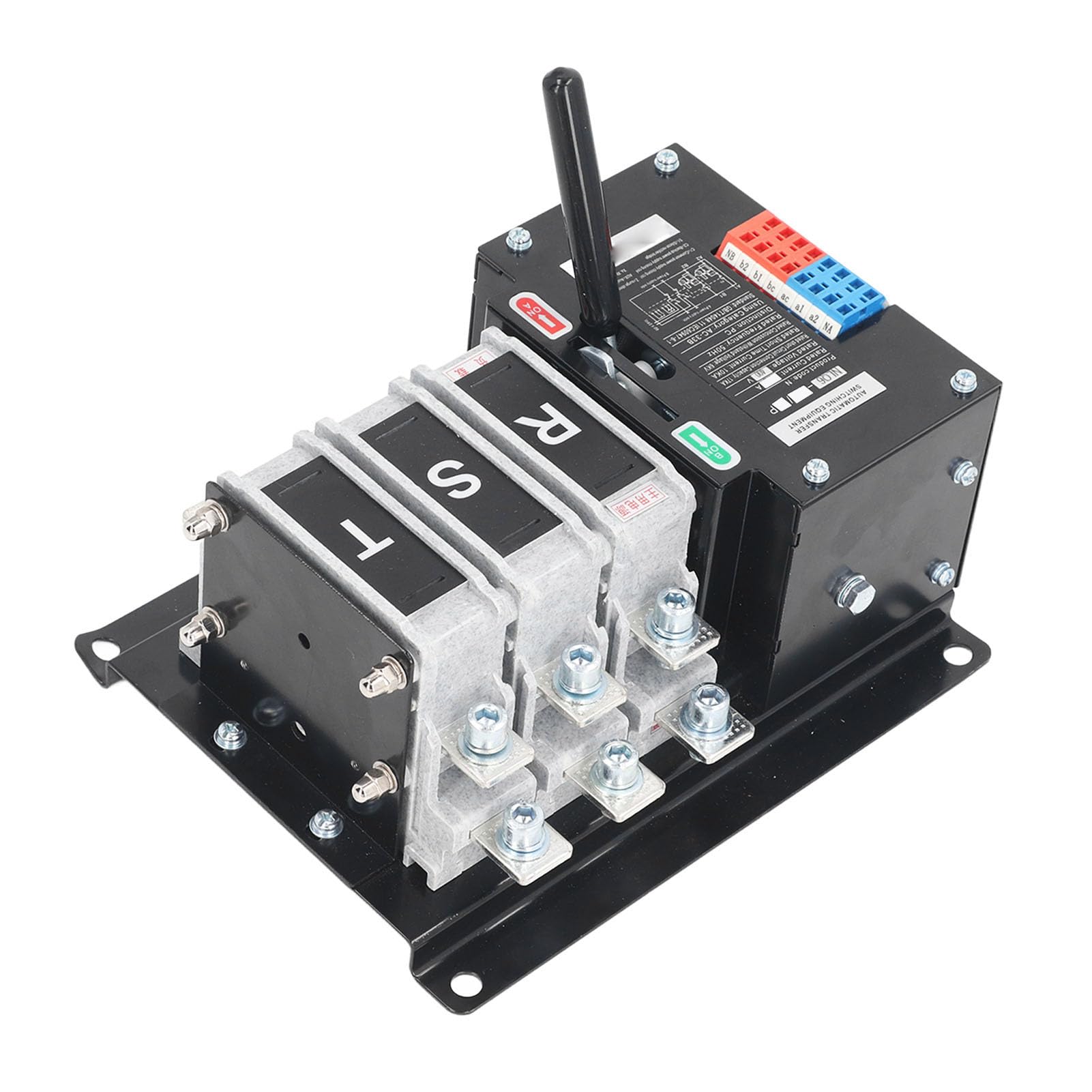 Chrees Dual-Power-Umschalter, Zuverlässige Schraubmontage, Automatisches Handbuch für Einkaufszentren, AC400 V (100A)