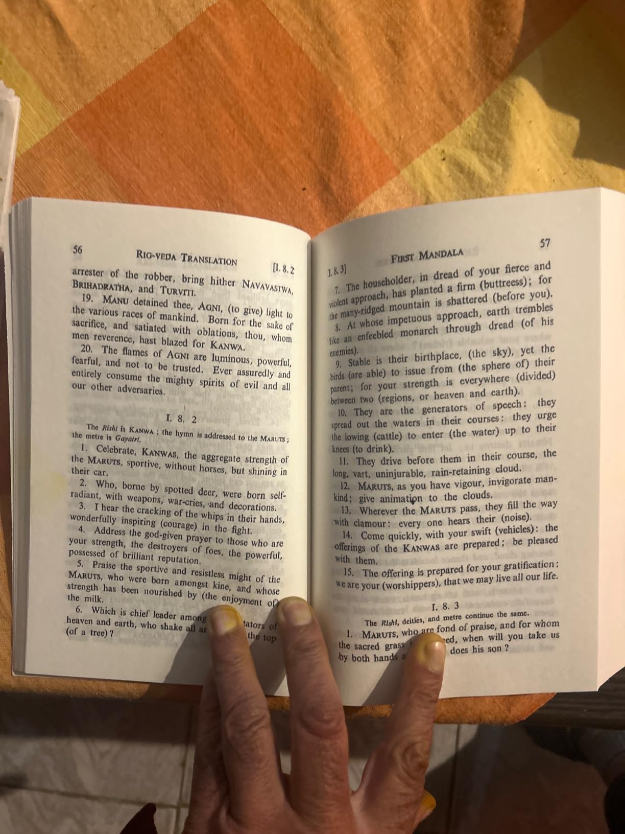 Rig -Veda - Sanhita : A Collection of Ancient Hindu Hymns of the Rig ...
