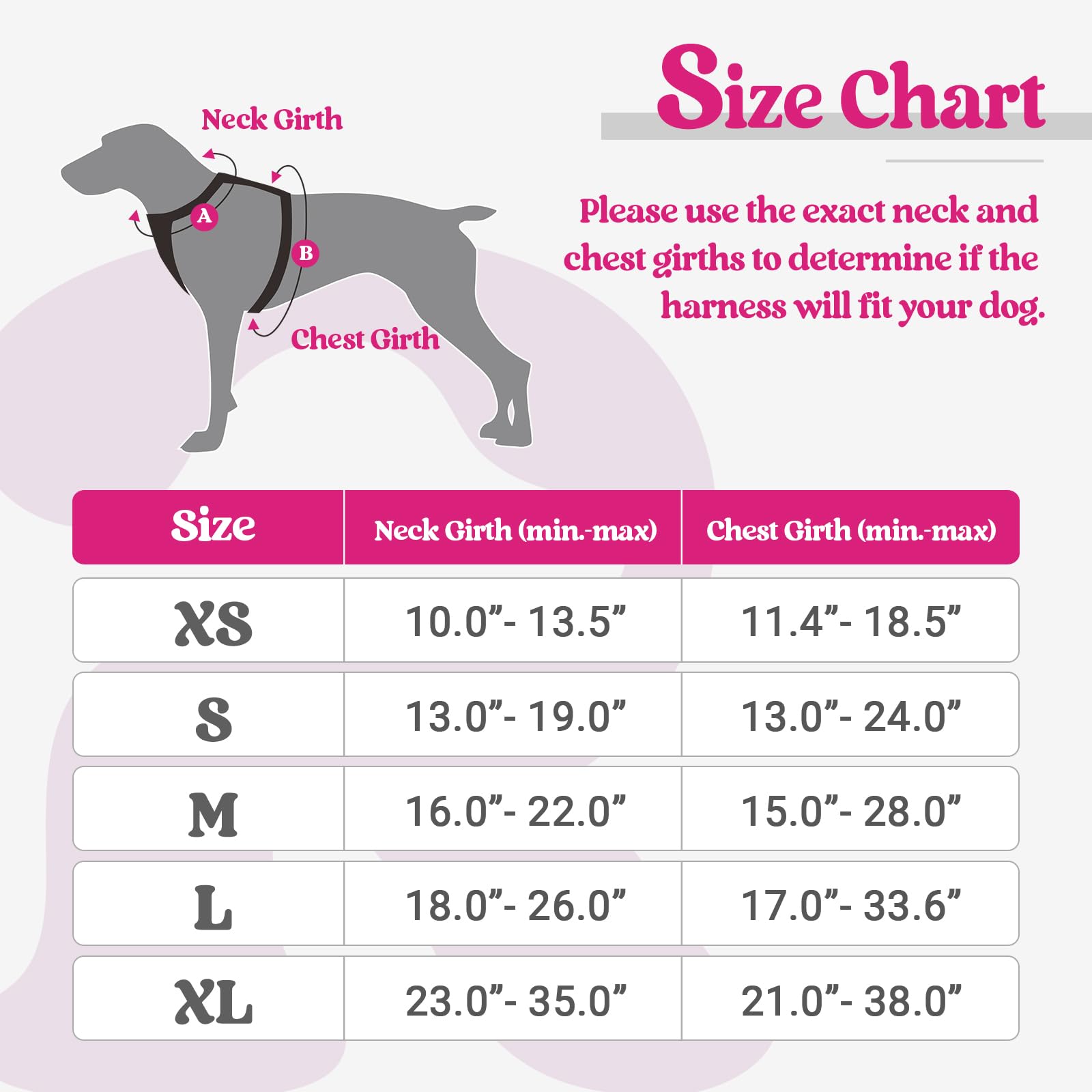 rabbitgoo Pettorina Cane Taglia Piccola, Pettorina Cane ad h Regolabile con 2 Ganci in Metallo, Imbracatura per Cani Anti Tiro Riflettente, Imbracatura Traspirante per Addestramento, Rosa Rosso, XS
