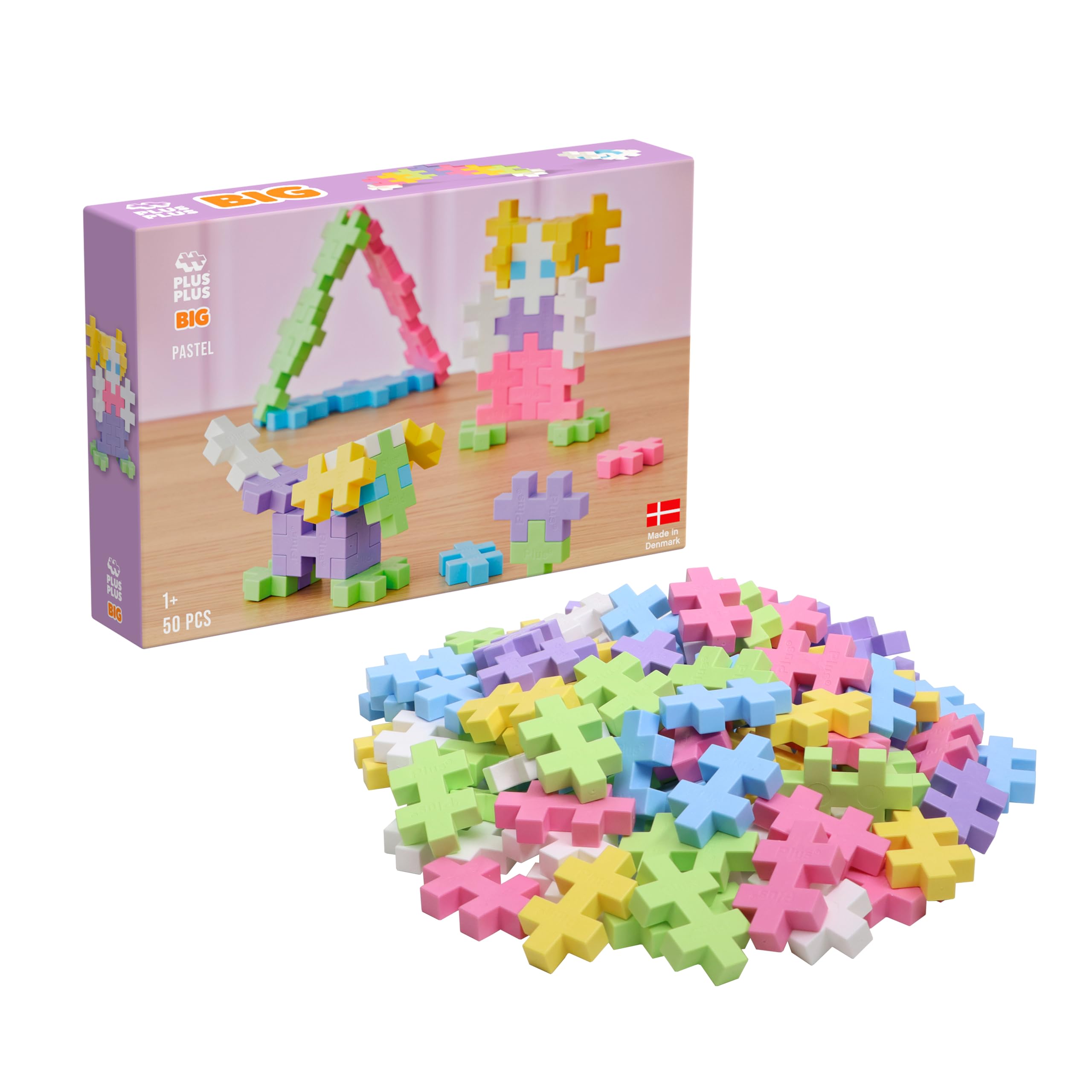 Plus-Plus Pastel Mix (50pcs) โ image 1