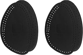 2 Pairs of Leather Half Insoles I Beige or Black I Half Sole for the Forefoot with Activated Carbon I Forefoot Pad I Genuine Leather