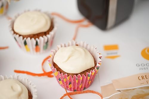 Miniatura 9 de Good Dees Just Add - Mezcla de glaseado de queso crema de agua, mezcla de glaseado keto, sin azúcar añadido, sin gluten y sin maltitol, apto para