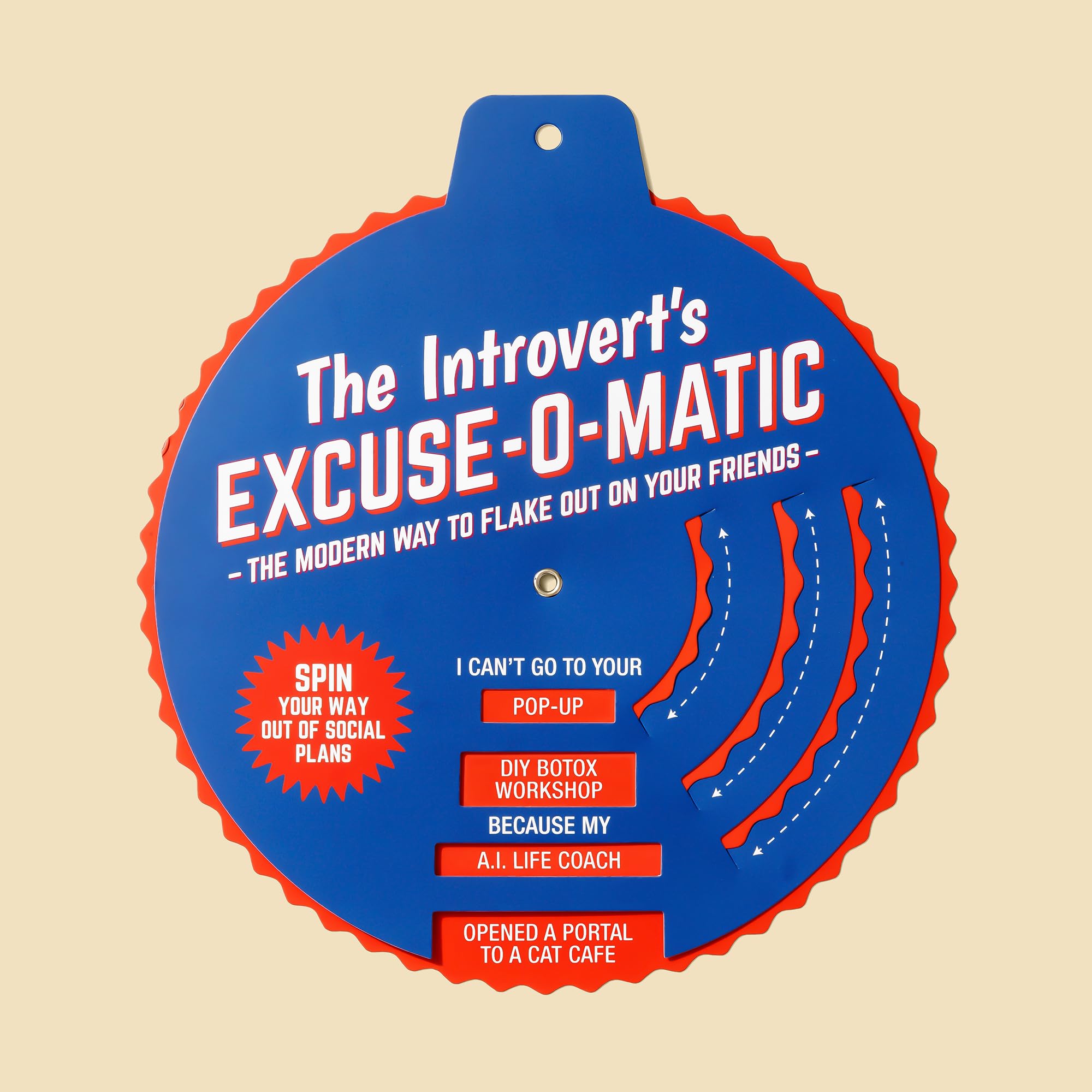 Amazon.com: Dissent Pins The Introvert's Excuse-o-Matic : Toys & Games