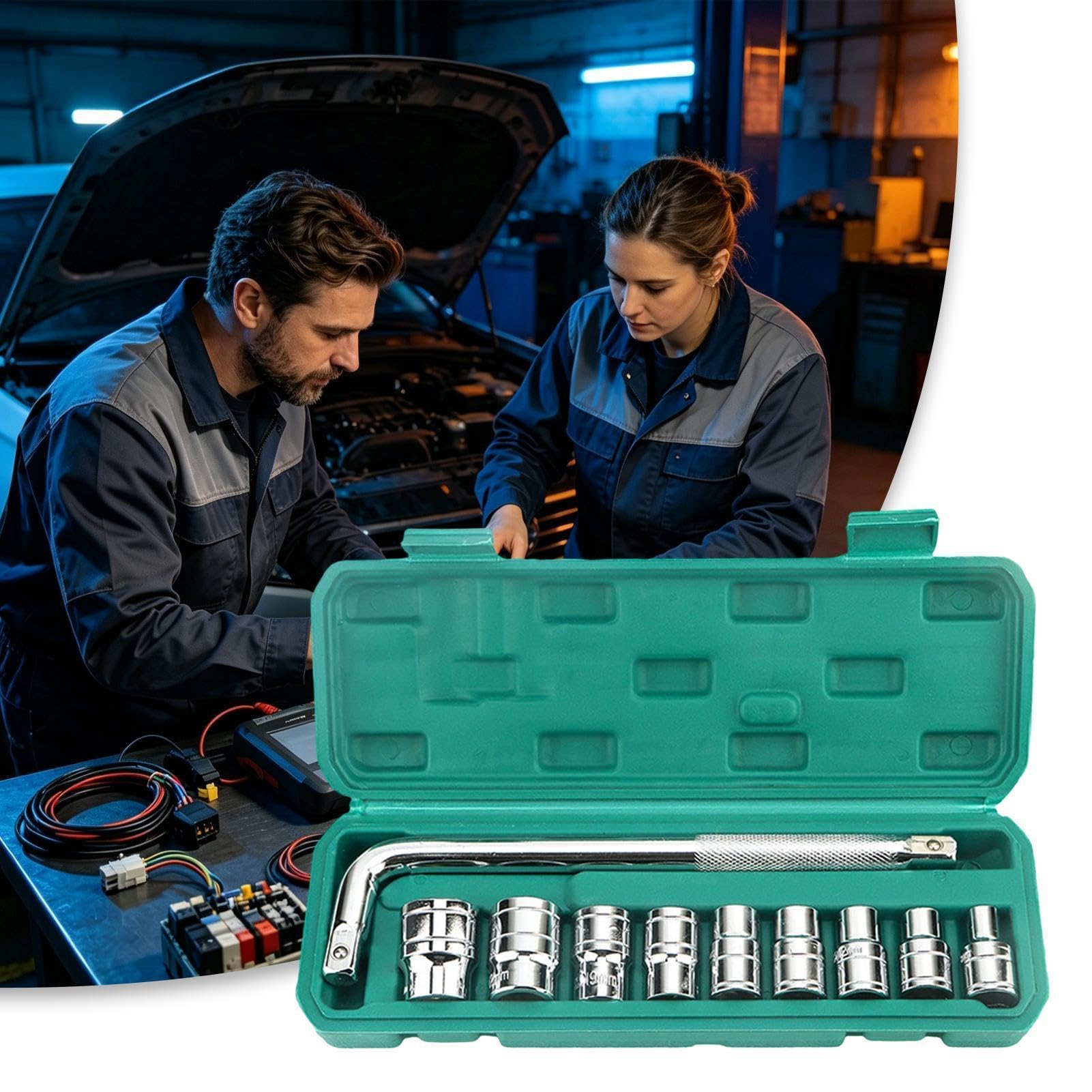 Kit de enchufes para coche multifunción de liberación rápida universal