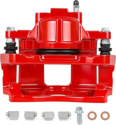 Miniatura 21 de SCITOO 18-B4791 18-B4790 Pinzas de freno de disco delanteras izquierda y derecha con soporte para Ford para Excursion 2000-2005, para Ford