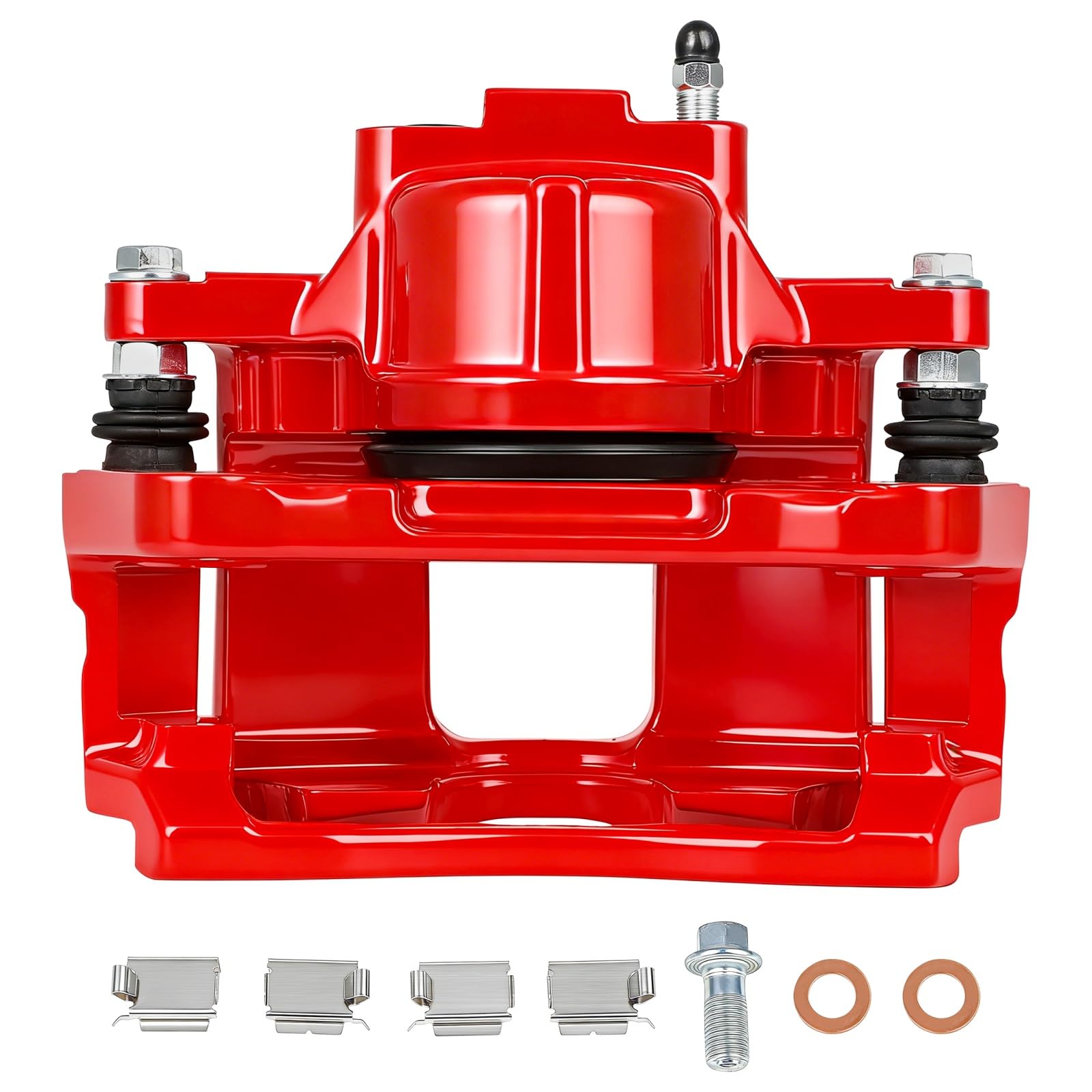 SCITOO 18B5045 Front Left/Right Disc Brake Caliper With Bracket Red