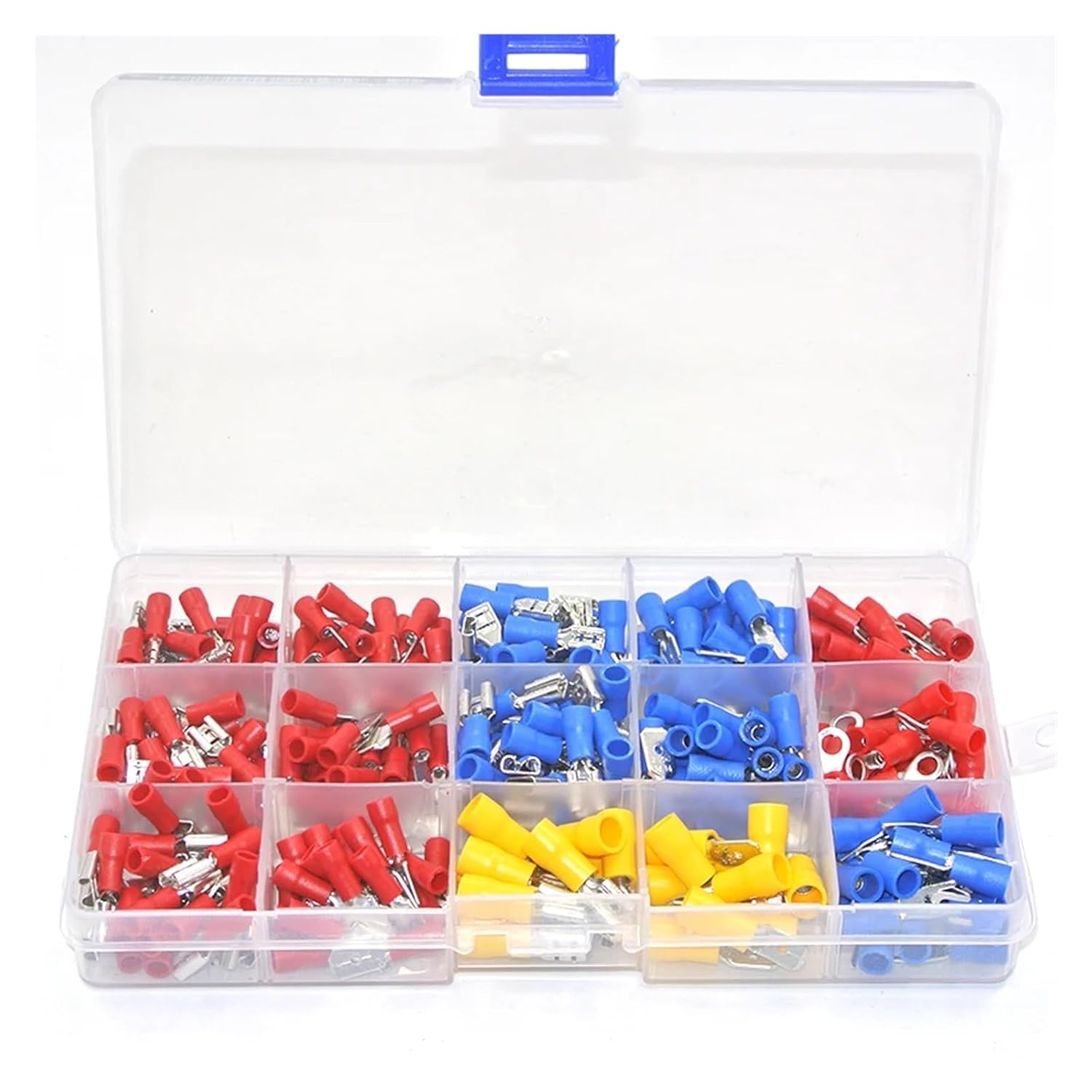 280 pcs Electrical Assorted Insulated Wire Crimp Terminals Spade Connector Case Kit VUQLDHAYZ