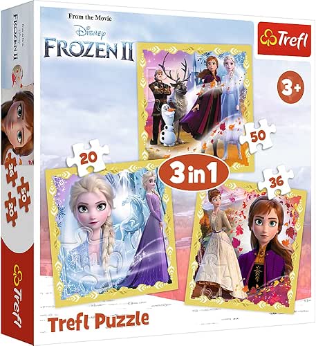 Trefl - Puzzle - Puissance d'Anna et Elsa Disney La