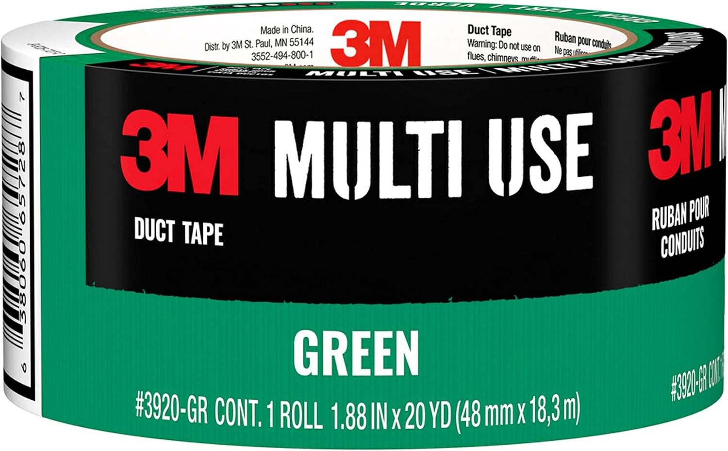 3M 3920GR Duct Tape, 20 Yards,