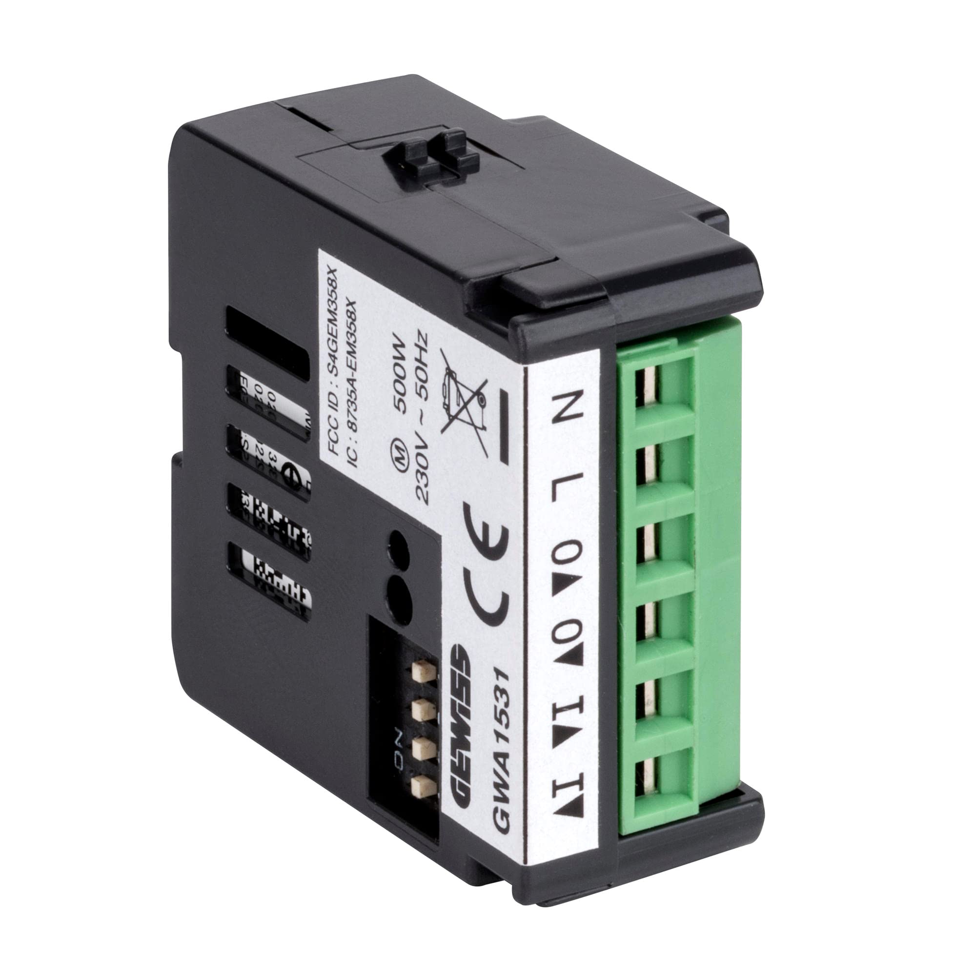 Actionneur de volet roulant Gewiss Zigbee pour automatiser le réveil dans la maison