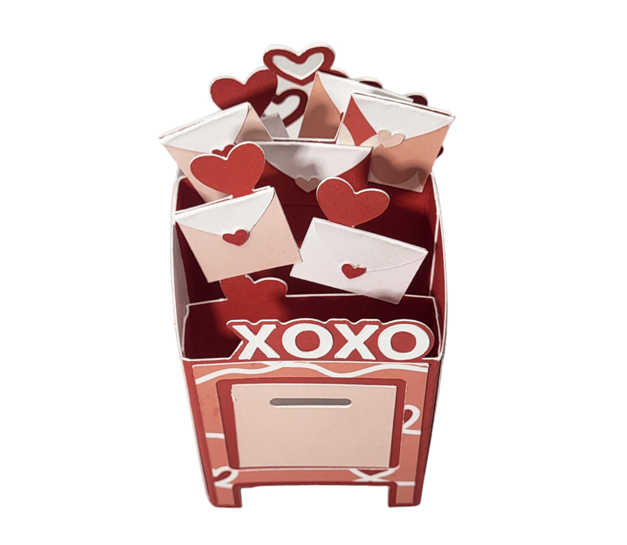 Valentines Day Postbox Card, Valentines Day Pop Up Card, All colours changeable