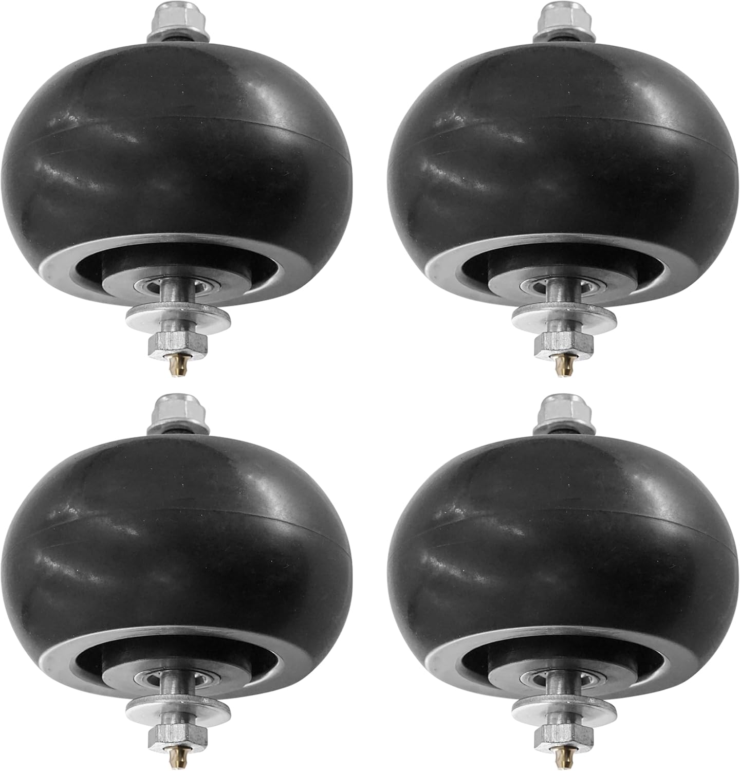 Caltric AM148120 Deck Wheel Compatible with John Deere X730 X738 X750 X758 X940 X948 X949 60" / Qty 4