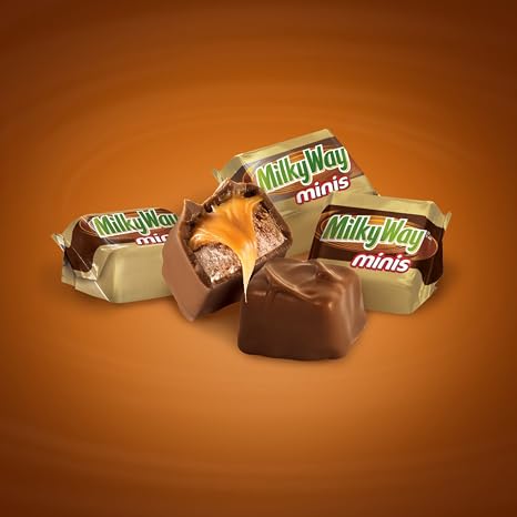 Milky Way Milk Chocolate Minis Size Candy Bars 11.5 Ounce