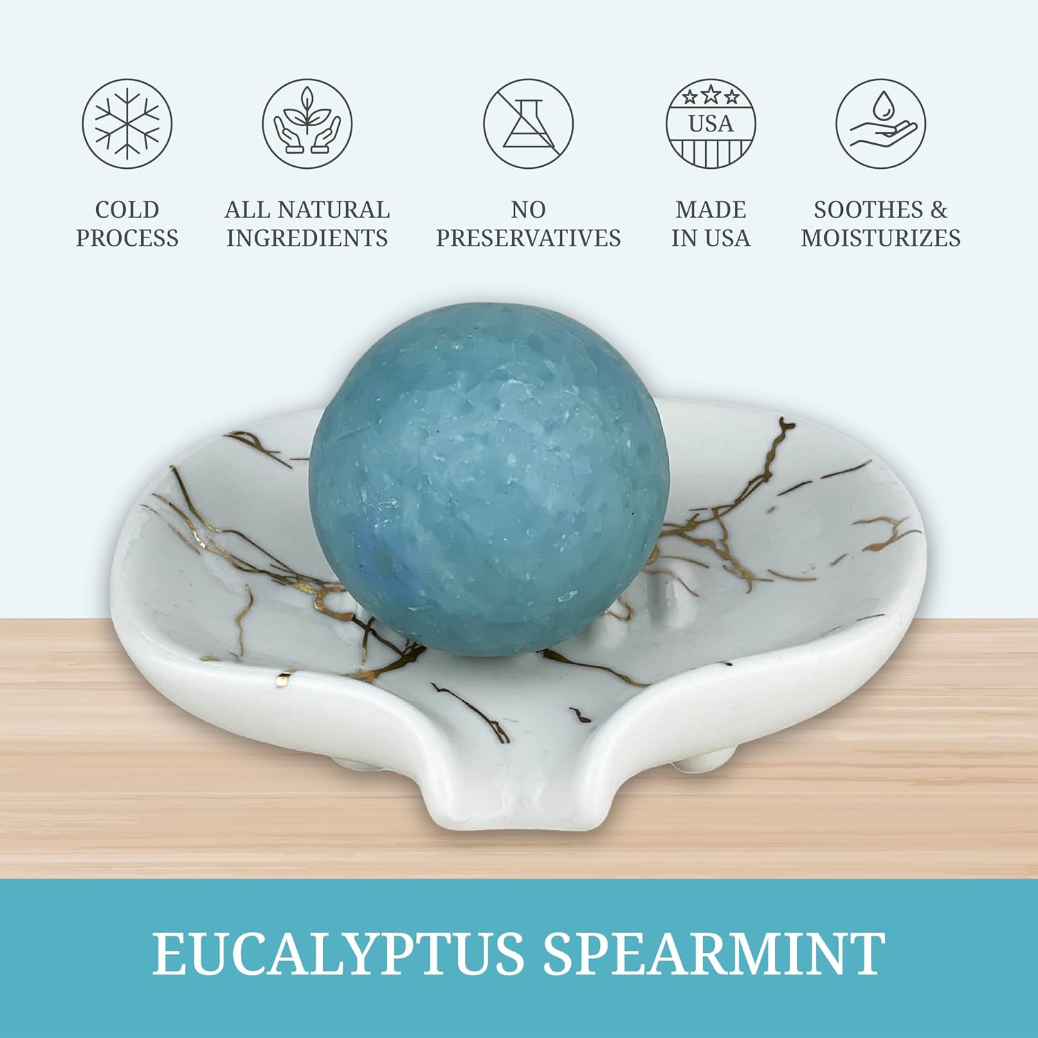 DR. WALLY'S SOAPS Handcrafted Soap Balls - Rustic Hand Formed soap Balls - Old Fashioned - 4oz Each, Made in USA (Coconut, Lavender, Oatmeal, Eucalyptus)