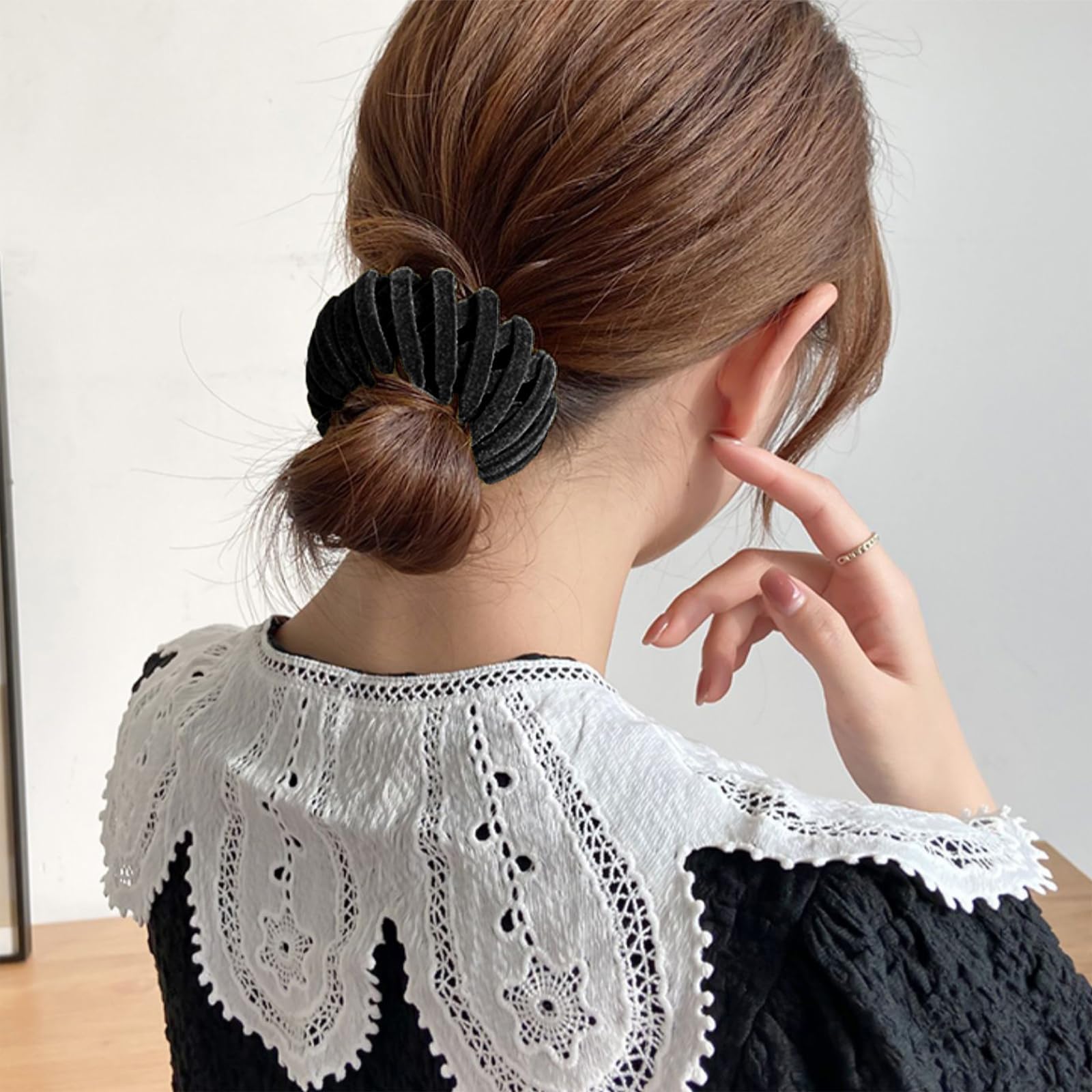 Bird Nest - Pinza mágica para el cabello, pinzas para el pelo de nido de pájaros para mujeres, pinzas para el pelo de nido de pájaros, accesorios para el cabello para mujer, moños, cola de caballo 7