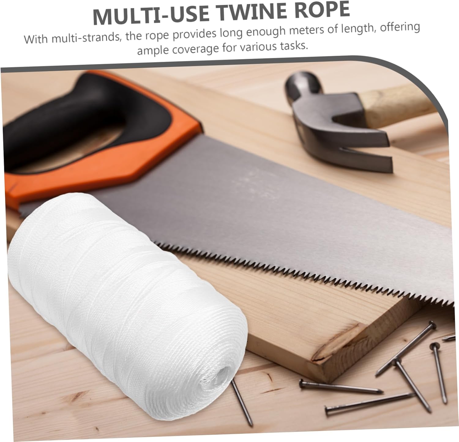 Holibanna 1roll Multi-use Twine String for Gardening Plants and Climbing Support Pe Material Low Elasticity for Stability Outdoor Activities