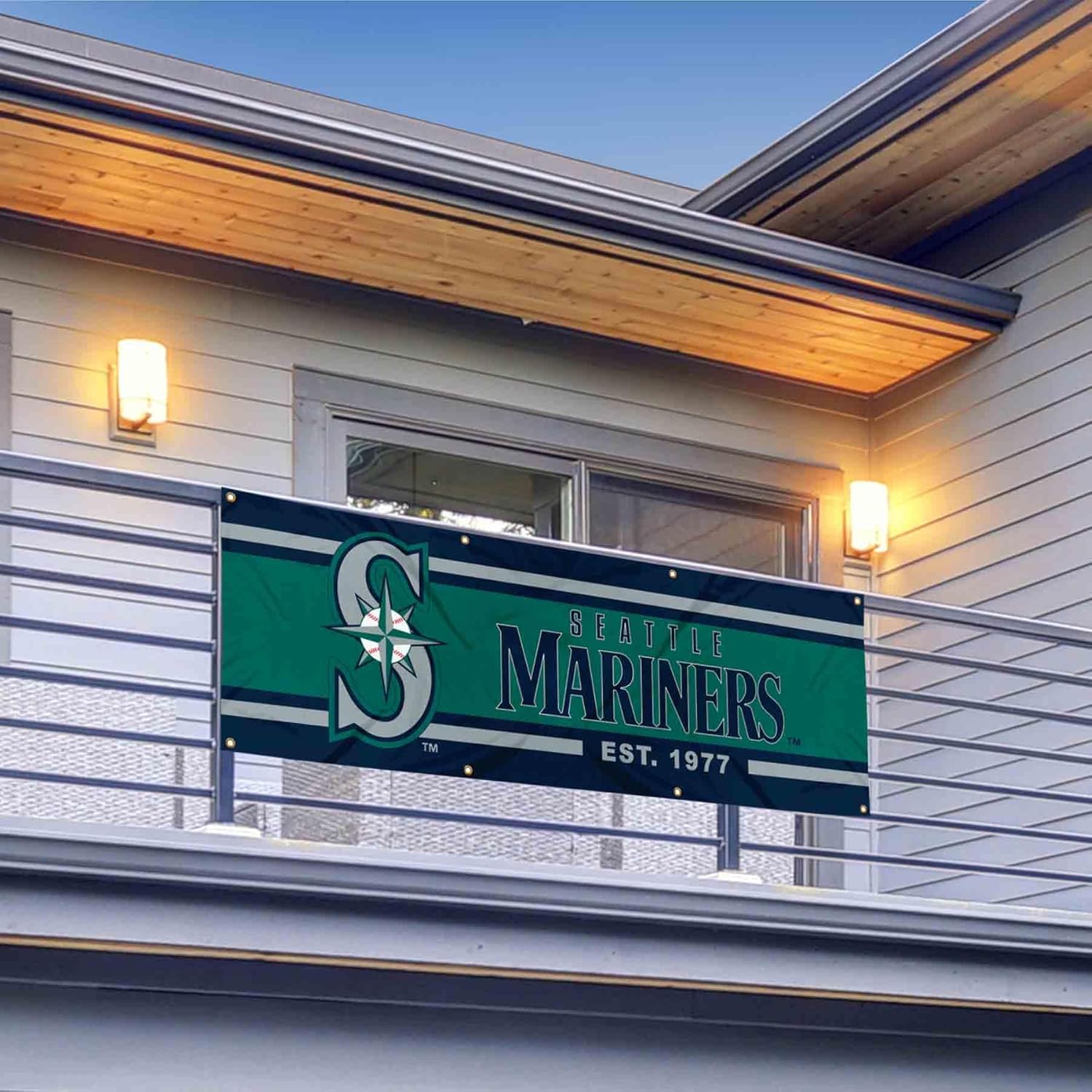 Seattle Mariners Large 2x6 Foot Banner - Image 2