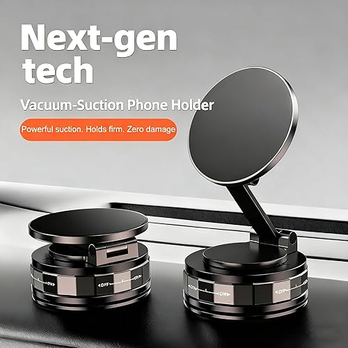 Miniatura 4 de Soporte magnético para teléfono de coche, soporte para teléfono celular, soporte de teléfono con ventosa, soporte de navegación plegable para