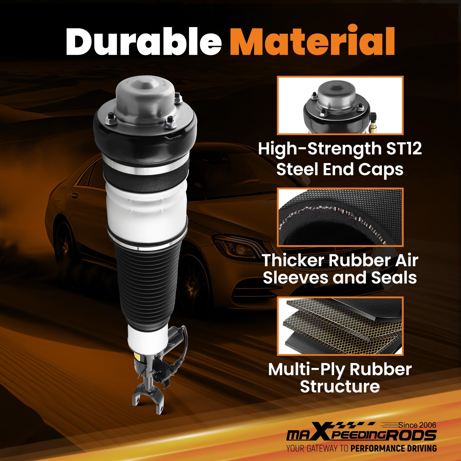 maXpeedingrods Luftfederung Federbein for Audi A6 4F2 C6 Allroad Quattro Vorne Links 4F0616039