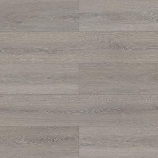 SPC Vinyl Flooring Plank Click‑Lock Rigid Core Waterproof Wood Look Cut Samples from Real Planks DIY Click Installation 12mil Wear Layer(Smoke Tree)