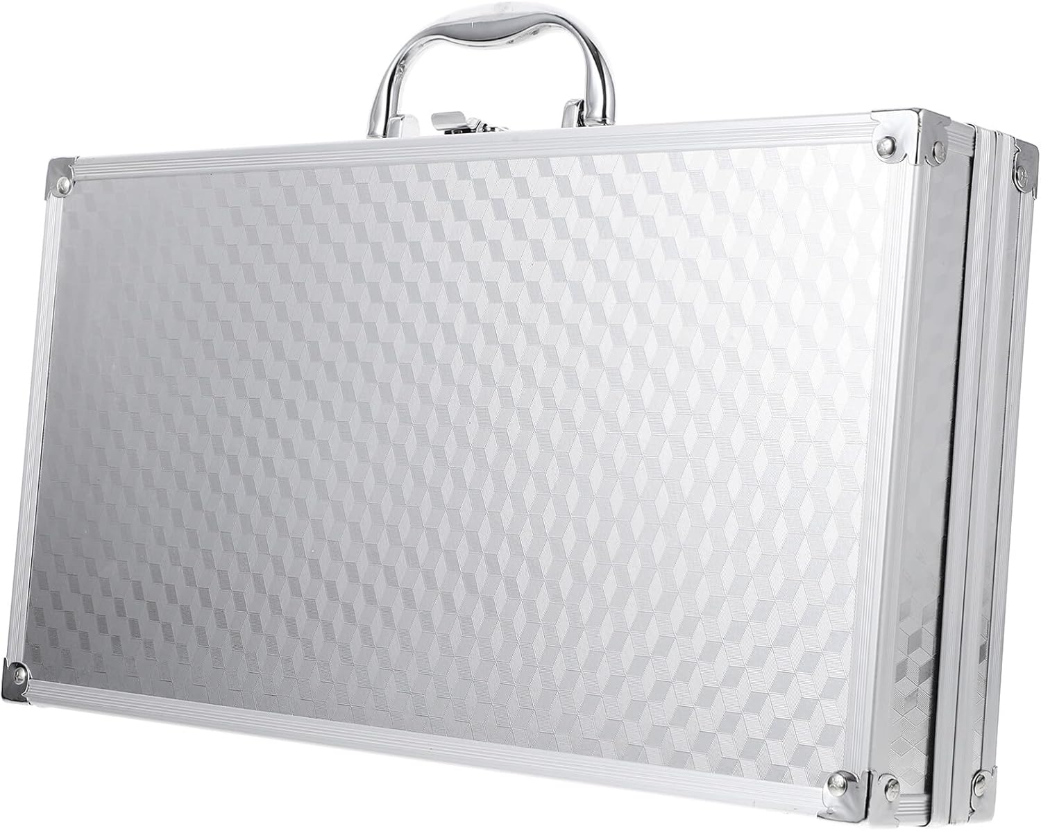 Milisten Aluminum Box Suitcase Tool Chest - Aluminum Case with Foam Inserts, Universal Portable Tool Case & Carrying Briefcase, Alloy ABS Storage Box for Test Instruments Parts and Accessories
